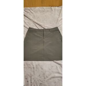 Eddie Bauer Womens Skort Skirt Size 6 Gray Hiking Outdoor Casual Stretch